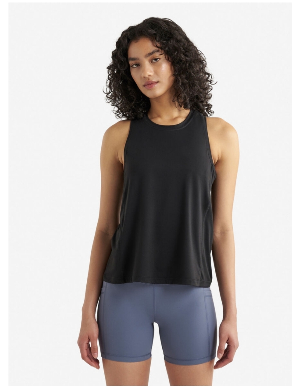 NWT Roots Renew Knit Racer Tank - Small - Navy Blue